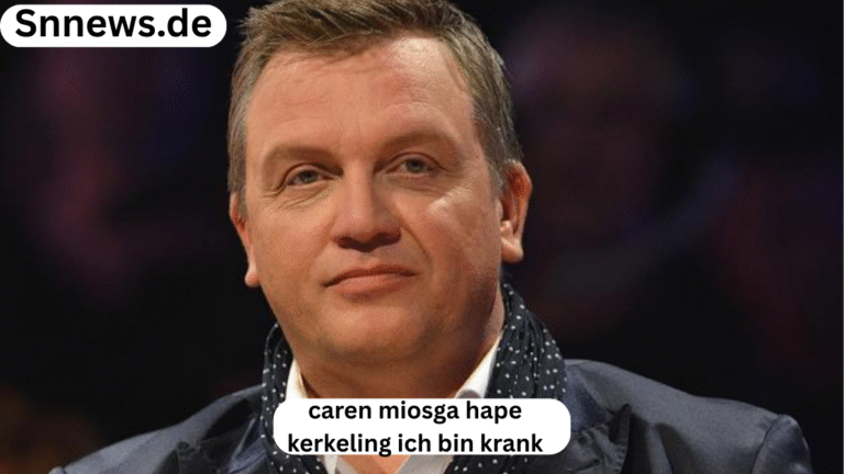 caren miosga hape kerkeling ich bin krank