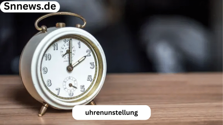 uhrenunstellung