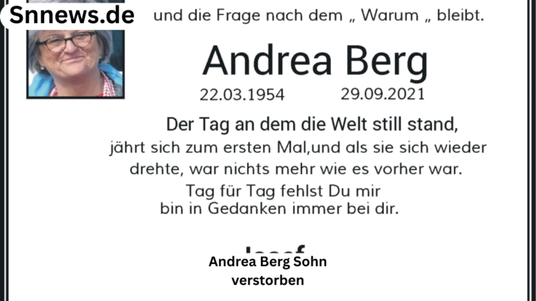 Andrea Berg Sohn verstorben